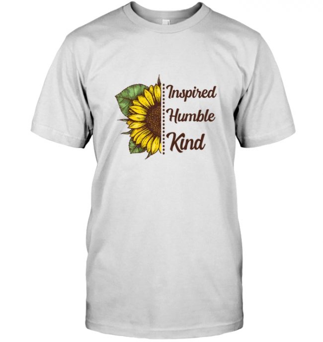 Sunflower inspired humble kind tee shirt hoodie