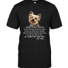 I know I'm just a yorkie dog but If you feel sad I'll be your smile cry comfort always be by your side lover t shirts