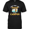 Thou Shall Not Poop In The Camper Camping Vintage Tee Shirt