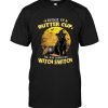 Buckle up butter cup you just flipped my witch switch black cat halloween gift tee shirt hoodies