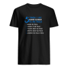 5 Things I Like Almost As Much As My Truck Driving My Truck Shopping For Truck Parts Tee Shirt
