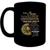 Never forget I Love You Dad Gift For Son Lion Black Coffee Mug