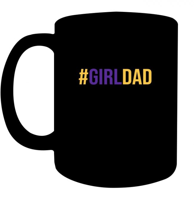 Girldad Girl Dad Fathers Day Gift From Daughter Ideas Basketball Fan Legend Funny Black Coffee Mug