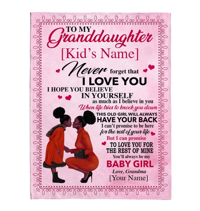 To My Granddaughter Believe in yourself as much as I believe in you Poster 