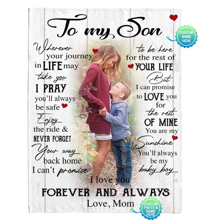 Love Mom Blanket To my Son 