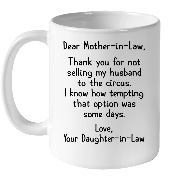 Daughter In Law Thank You Funny Hippie T-Shirt - Daughter In Law Funny Gift  - Mug - TeePublic