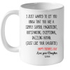 You Are Simply Superb Magnificent Outstanding Dazzing Human Mothers Day Gift For Mom Personalized White Coffee Mug