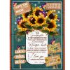 To My Granddaughter Grandpa Love You Sunflower Gift Ideas Blanket