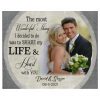 Personalized Custom Photo Name Wedding Anniversary Valentine Day Gift Idea Canvas For Husband Wife Him Her Couple