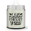 I Will Never Forget You Loss Sympathy Candle