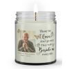Personalized Custom Photo Name Those We Love Don't Go Away Beside Us Loss Dad Grandpa Sympathy Condolence Candle