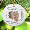 The Light Remain Personalized Custom Photo Name Loss Mom Grandma Memorial Gift Ornament